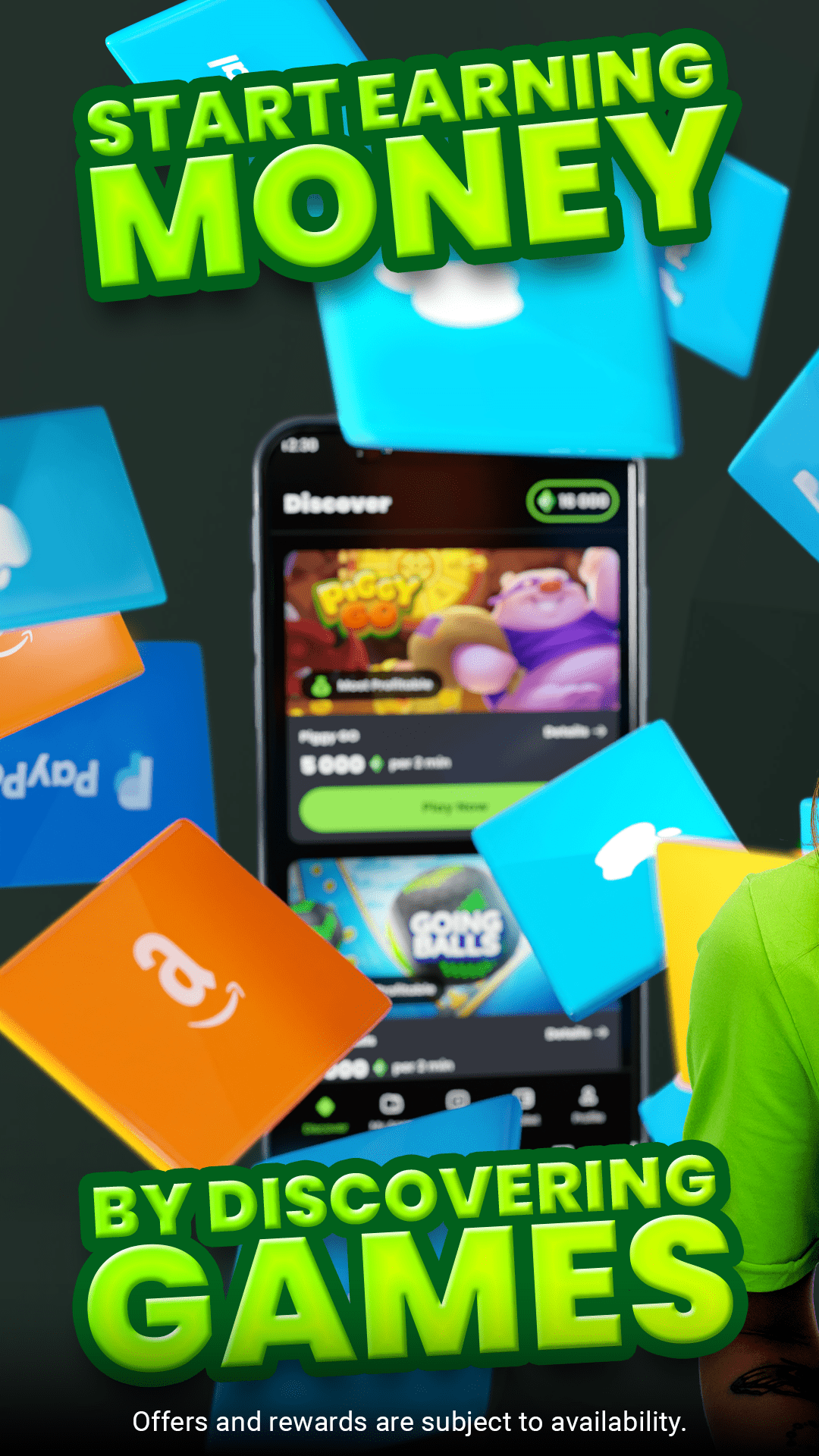 Tap to get the Cash Giraffe app